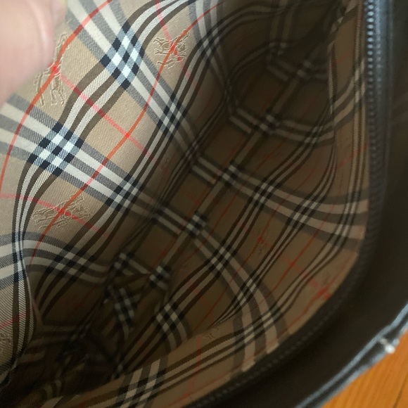 Authentic vintage BURBERRY tote black leather - Picture 14 of 16